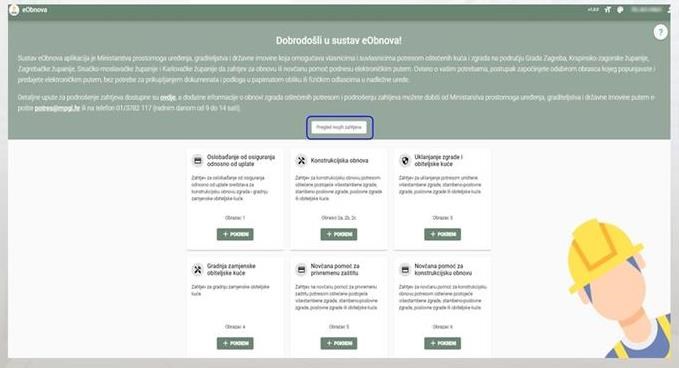 Od danas u funkciji eObnova - digitalni sustav za podnošenje zahtjeva za obnovu